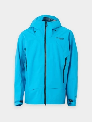 Kurtka hardshell Columbia jasnoniebieski