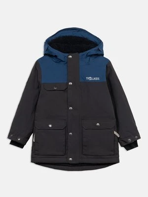 Kurtka hardshell Trollkids czarny
