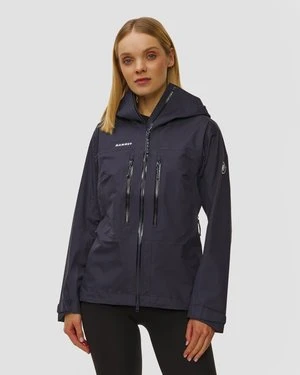 Kurtka Hardshellowa Damska Mammut Taiss Hs Hooded Jacket Women Granatowa