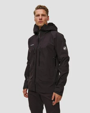 Kurtka Hardshellowa Męska Mammut Crater Pro Hs Hooded Jacket Men Czarna
