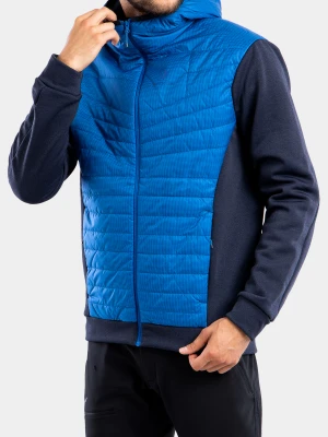 Kurtka hybrydowa BlackYak Burlina Hoody - snorkel blue