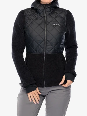 Kurtka hybrydowa Columbia Crested Peak Full Zip - black