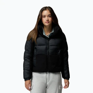 Kurtka hybrydowa damska Columbia Leadbetter Point II Sherpa Hybrid black