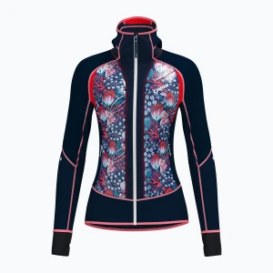Kurtka hybrydowa damska Crazy Channel print leila blue