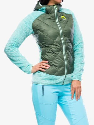 Kurtka hybrydowa damska Karpos Marmarole Jacket - thyme/aqua sky