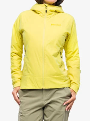 Kurtka hybrydowa damska Marmot Novus LT Hybrid Hoody - limelight