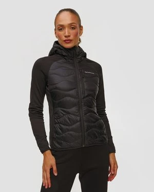 Kurtka hybrydowa damska Peak Performance Helium Down Hybrid Hood Women czarna