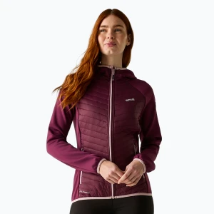 Kurtka hybrydowa damska REGATTA Andreson Hybrid fig Bordowy