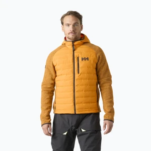 Kurtka hybrydowa męska Helly Hansen Skagen Hybrid Knit Insulator ignite orange