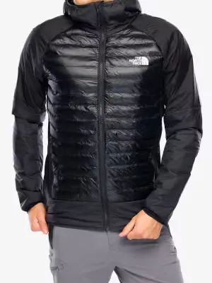 Kurtka hybrydowa The North Face Macugnaga Hybrid Insulation - asphalt grey/tnf black