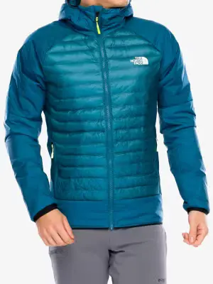 Kurtka hybrydowa The North Face Macugnaga Hybrid Insulation - mallard blue/midnight petrol