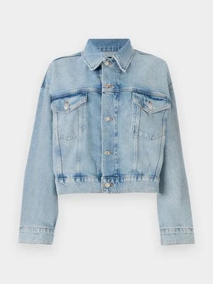 Kurtka jeansowa 7 For All Mankind jasnoniebieski denim