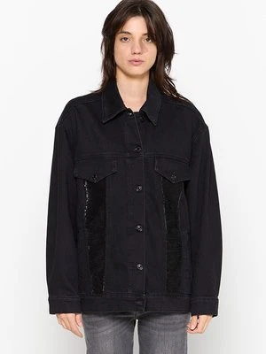 Kurtka jeansowa 7 For All Mankind czarny