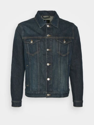 Kurtka jeansowa 7 For All Mankind ciemnoniebieski