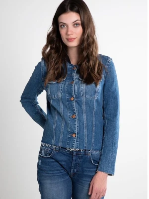 Kurtka jeansowa 7 For All Mankind niebieski