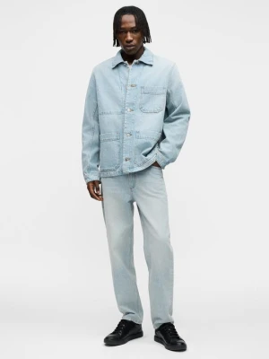 Kurtka jeansowa A.p.c. niebieski