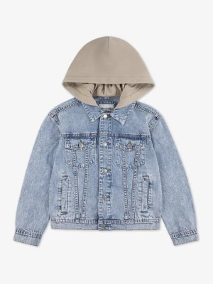 Kurtka jeansowa Abercrombie & Fitch niebieski
