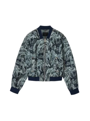 Kurtka jeansowa AllSaints niebieski denim