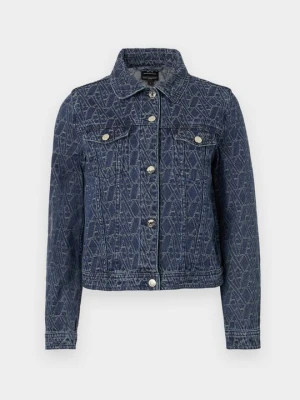 Kurtka jeansowa Armani Exchange granatowy