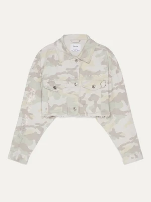 Kurtka jeansowa Bershka turkusowy