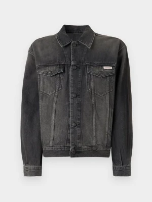 Kurtka jeansowa Calvin Klein Jeans antracytowy