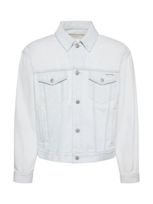 Kurtka jeansowa Calvin Klein Jeans mleczny
