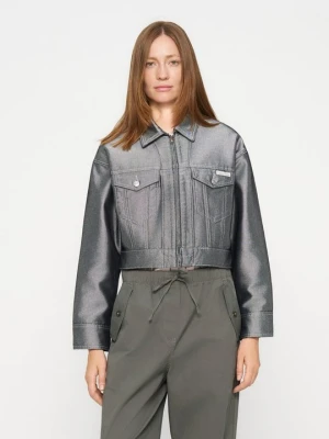 Kurtka jeansowa Calvin Klein Jeans szary