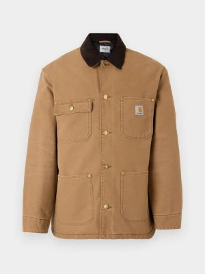 Kurtka jeansowa Carhartt WIP jasnobrązowy