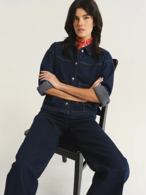 Kurtka jeansowa ciemny granat Greenpoint