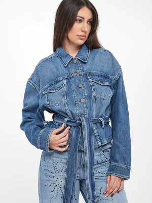 Kurtka jeansowa damska Giungla PINKO