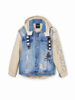 Kurtka jeansowa Desigual niebieski denim
