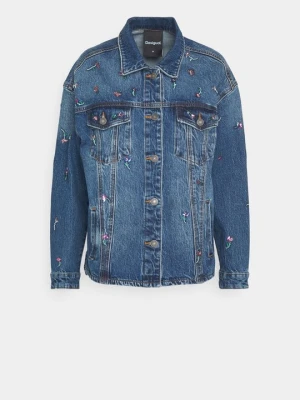Kurtka jeansowa Desigual niebieski denim