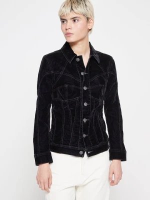 Kurtka jeansowa Diesel czarny