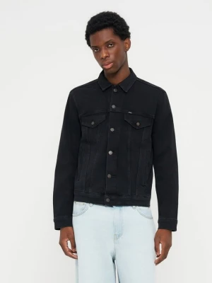 Kurtka jeansowa Diesel czarny