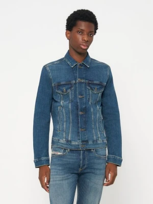 Kurtka jeansowa Diesel niebieski denim