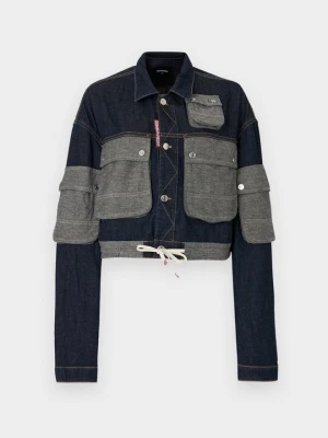 Kurtka jeansowa Dsquared2 niebieski denim