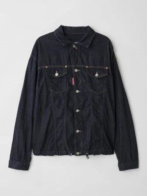 Kurtka jeansowa Dsquared2 niebieski denim