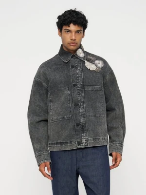 Kurtka jeansowa Emporio Armani czarny