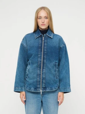Kurtka jeansowa Emporio Armani niebieski