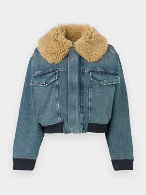 Kurtka jeansowa Frame niebieski denim