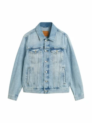 Kurtka jeansowa Gant jasnoniebieski denim