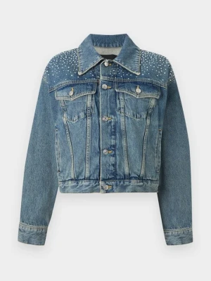 Kurtka jeansowa Hogan niebieski denim
