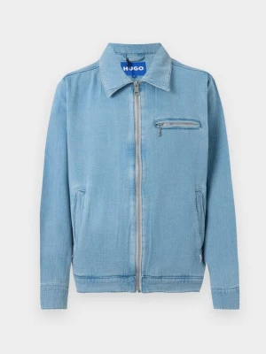 Kurtka jeansowa Hugo jasnoniebieski denim