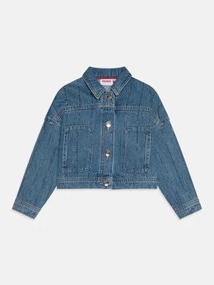 Kurtka jeansowa HUGO Kids