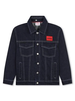 Kurtka jeansowa HUGO Kids