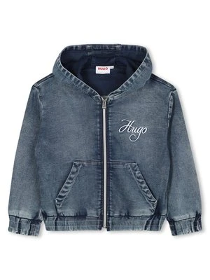 Kurtka jeansowa HUGO Kids