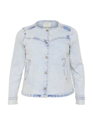 Kurtka jeansowa Kaffe jasnoniebieski denim