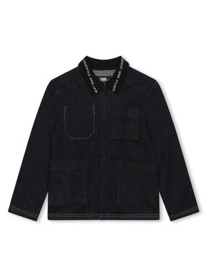 Kurtka jeansowa KARL LAGERFELD KIDS
