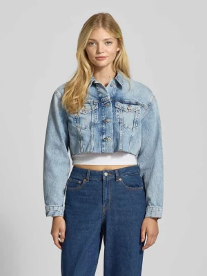 Kurtka jeansowa krótka z czystej bawełny Tommy Jeans