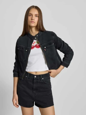 Kurtka jeansowa krótka z kieszeniami na piersi model ‘MOTO TRUCKER’ Levi's®